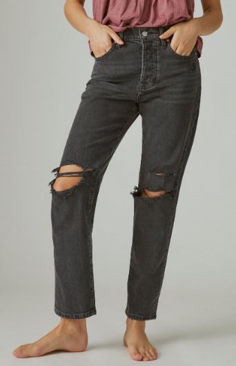 High Rise Zoe Straight Jeans