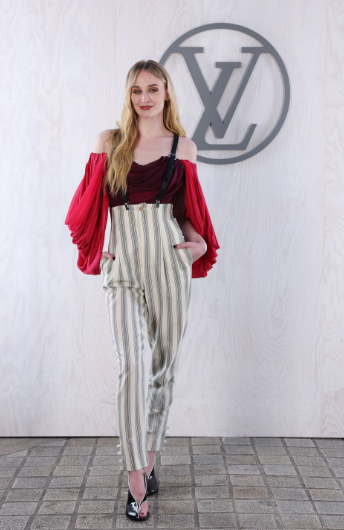 Sophie Turner at the Louis Vuitton show