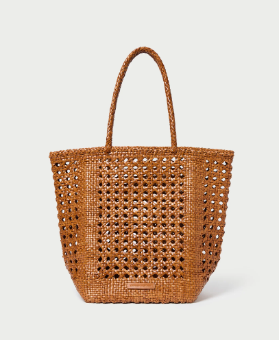 Angelo Woven Leather Tote Bag