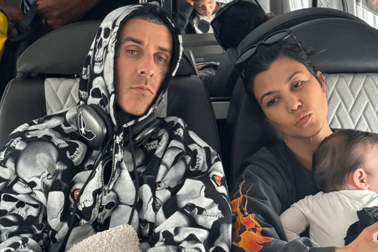 Kourtney Kardashian Shares Sweet Family Moment with Rocky and Travis