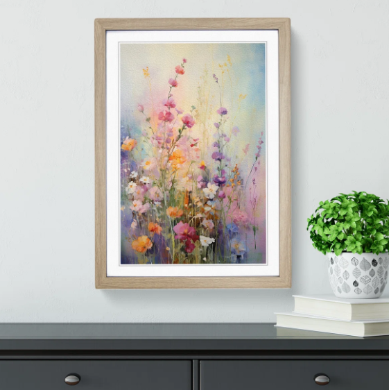  Single Picture Frame Print on Wood