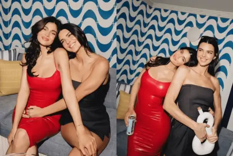 Kylie and Kendall Jenner Flaunt Their Mini Dresses in Vegas