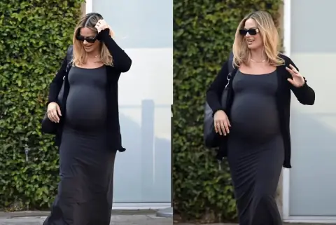 Margot Robbie’s Super Comfy Maxi Dress Is the Fall Piece You Need
