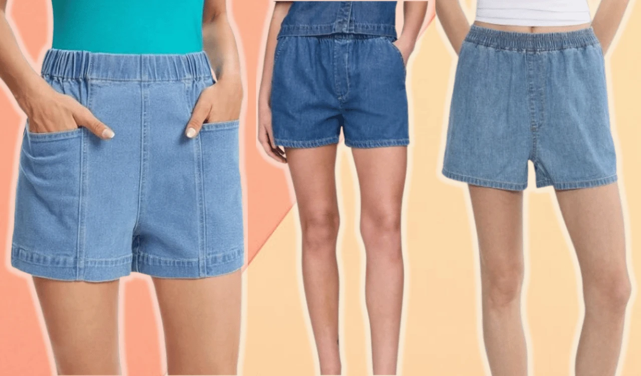 These Jean Shorts Are So Comfy You’ll Forget They’re Denim