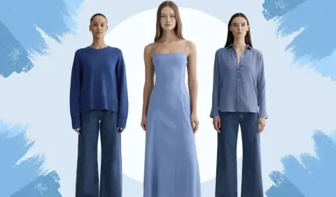 These Blue Pieces Instantly Upgraded My Entire Wardrobe