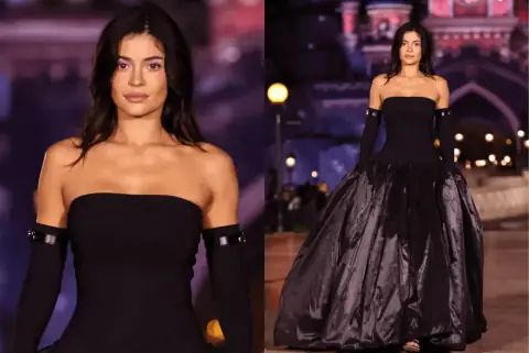 Kylie Jenner Looks Like a Princess at Paris Fashion Week