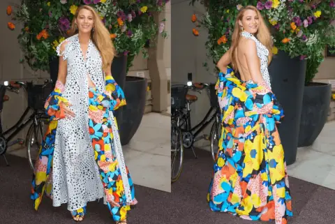 Blake Lively’s Floral Fashion is Every Maximalist’s Dream