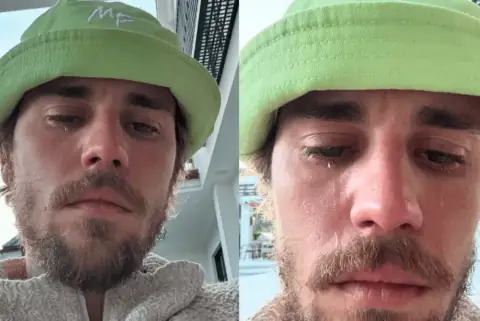 Justin Bieber's Crying Selfie Leaves Fans Worried