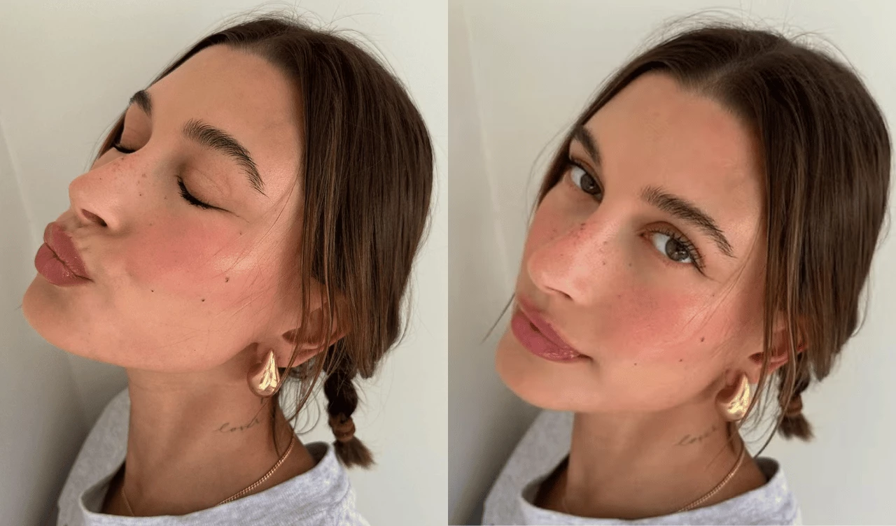 How to Get Hailey Bieber Strawberry Makeup Look