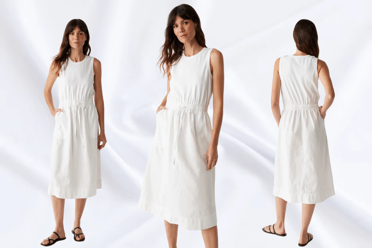 Found This White Midi Dress and It's My New Summer Obsession